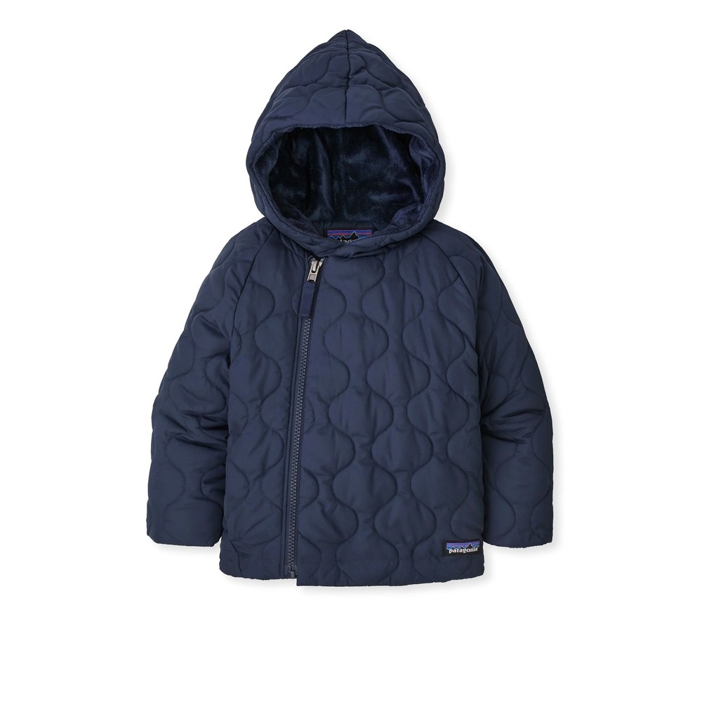 Patagonia Baby Girl Boy Jacket Quilted Puff Navy Blue 4T